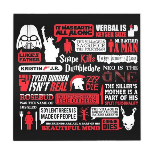 Discover Movie Spoilers Funny Mahjong Mats, Men's Women's Sizes (wtb-094)