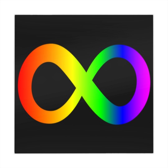 Discover autism infinity symbol// rainbow Mahjong Mats
