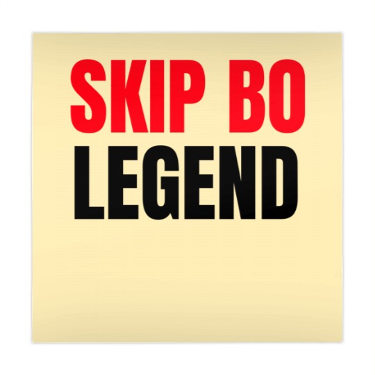 Discover Skip Bo Player Legend   Funny Skip Bo Mahjong Mats for Men Mahjong Mats