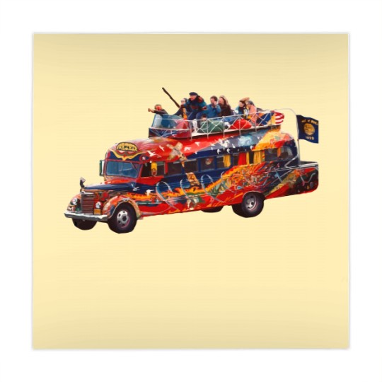 Discover Furthur Bus Mahjong Mats