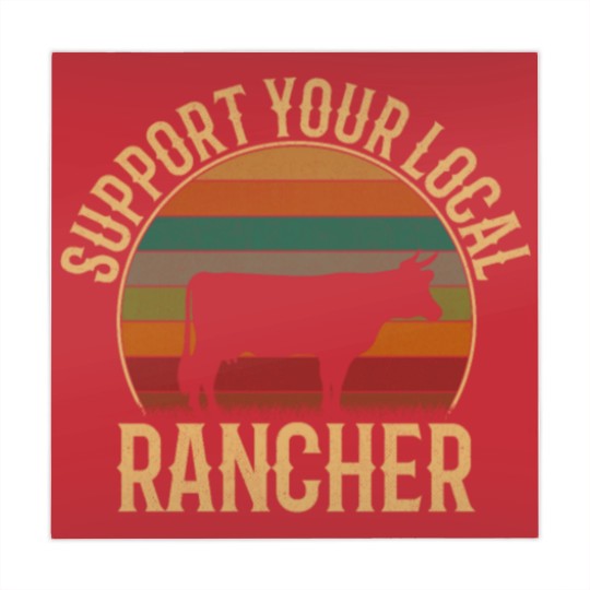 Discover support your local rancher, cattle rancher Mahjong Mats