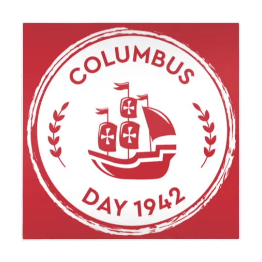 Discover Columbus Day USA America Holiday Christopher Ship Mahjong Mats