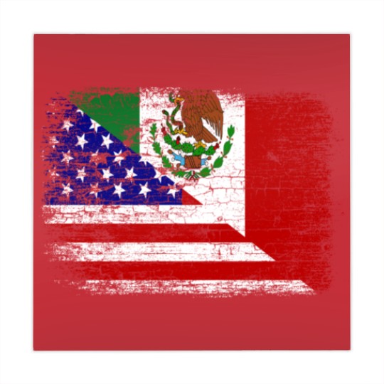 Discover Vintage Mexican American Flag Mahjong Mats