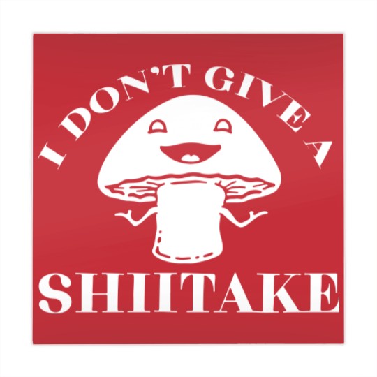 Discover I Dont Give A Shiitake Funny Joke Adult Mahjong Mats
