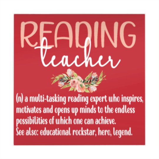 Discover Reading Teacher Definition Book Reading Specialist Mahjong Mats
