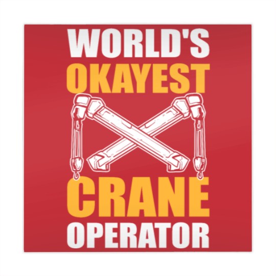 Discover Worlds Okayest Crane Operator Construction Worker Mahjong Mats
