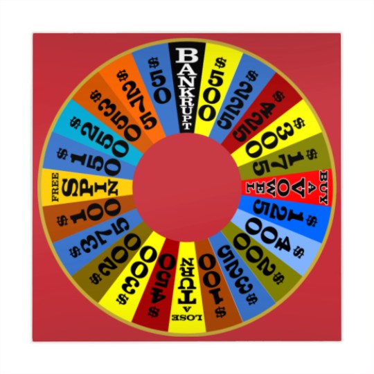 Discover Wheel of Fortune logo Mahjong Mats Mahjong Mats
