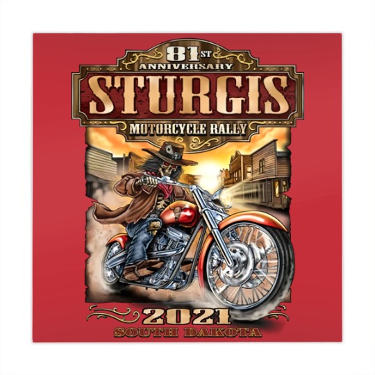 Discover 2021 Sturgis Motorcycle Rally 81st Anniversary Wild Bill Mahjong Mats