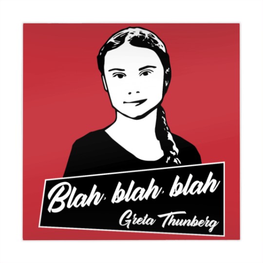 Discover Blah, blah, blah Greta Thunberg Mahjong Mats