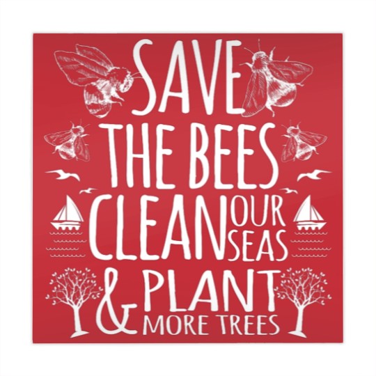 Discover Save The Bees Clean Our Seas Plant More Trees Mahjong Mats