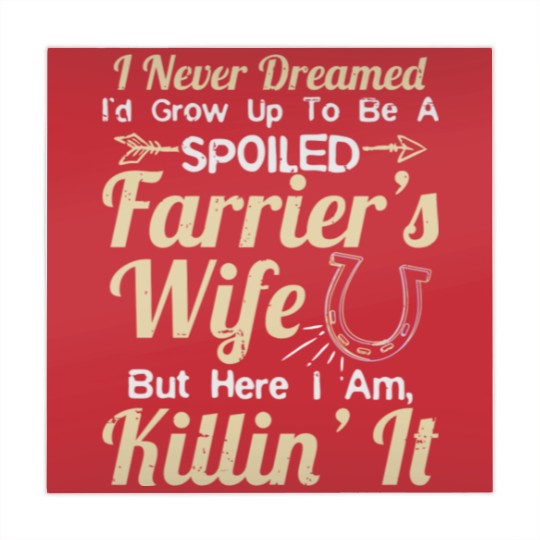 Discover Spoiled Farrier'S Wife Gift Mahjong Mats Mahjong Mats