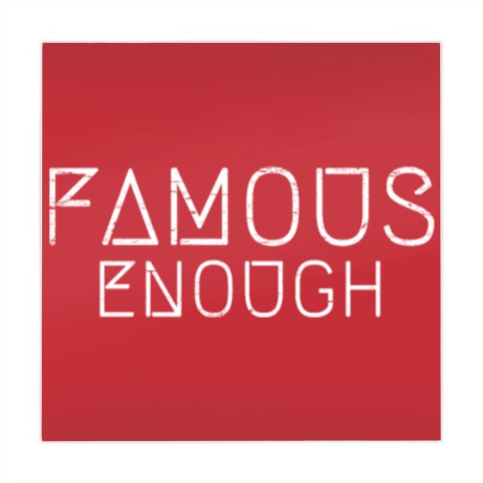 Discover Famous Enough Star Celebrity Irony Design Mahjong Mats