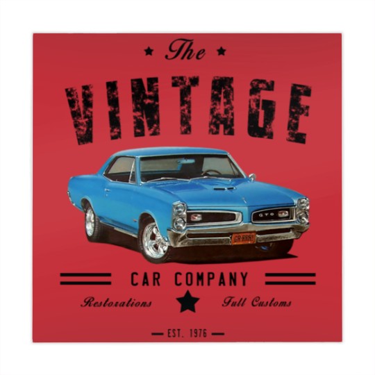 Discover Vintage Car Company Mahjong Mats