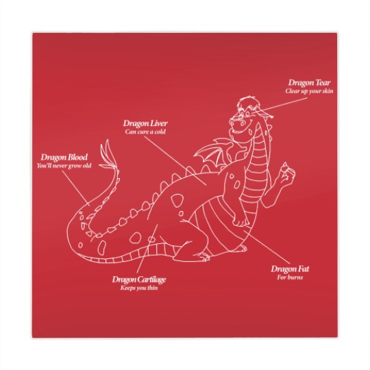 Discover Pete's Dragon Elliot Dragon Blueprint - Petes Dragon - Mahjong Mats