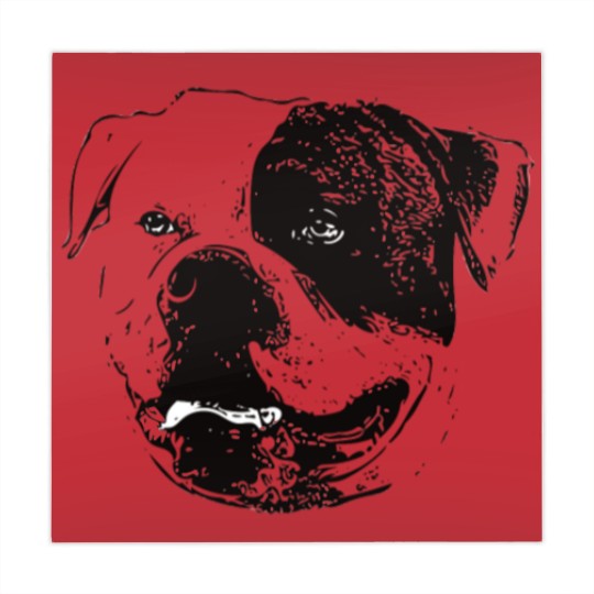 Discover American Bulldog Face Mahjong Mats