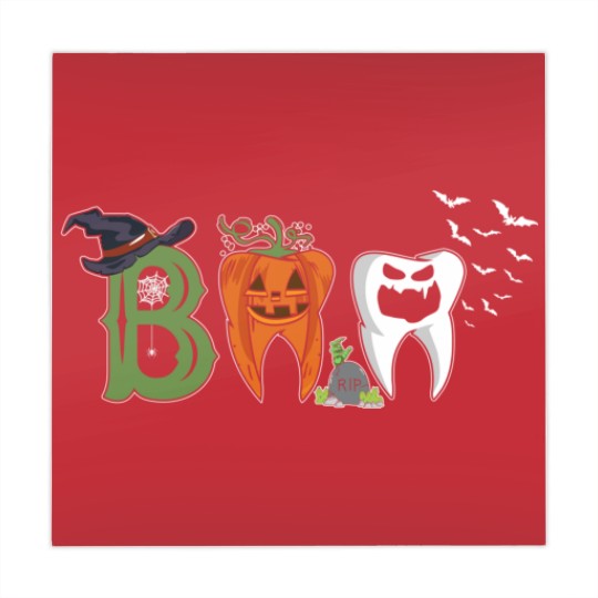 Discover Boo Dentist Pumpkin Costume Dental Assistant Halloween Mahjong Mats