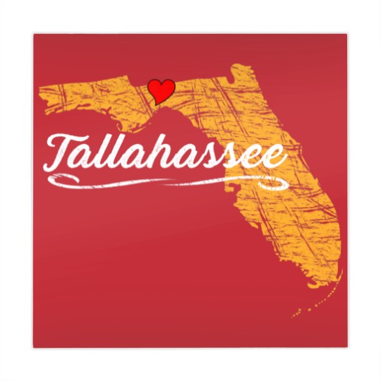 Discover City of Tallahassee Florida | Vacation Souvenir - Graphic Mahjong Mats