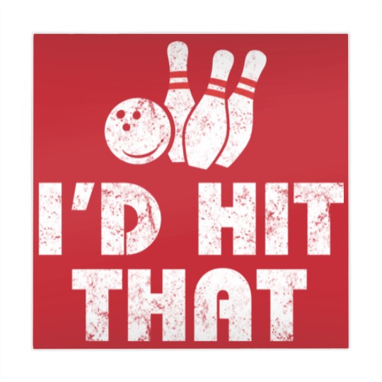 Discover Bowling Mahjong Mats - I'd Hit That - Vintage - Gift For Bowlers Mahjong Mats
