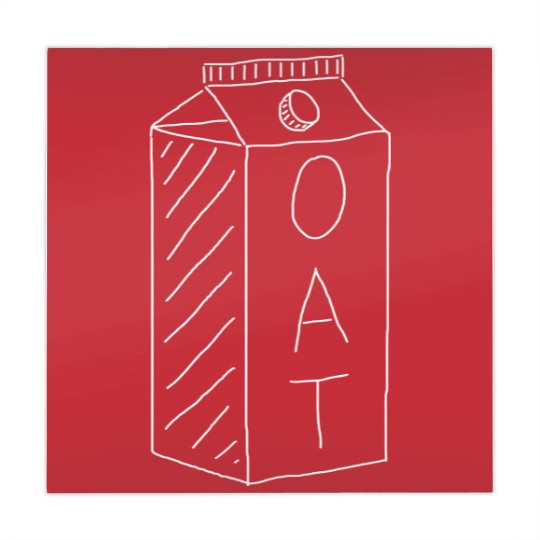 Discover Minimal Cartoon Oat Milk Apparel / Vegan & Vegetarian Mahjong Mats