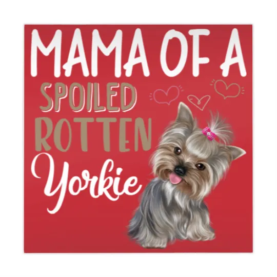 Discover Yorkie Dog Mahjong Mats - Yorkie Mom, Dog Lover Gift Mahjong Mats