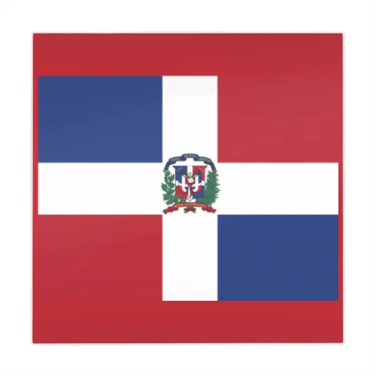 Discover AIFRIS Dominican Republic Flag Cotton Mahjong Mats