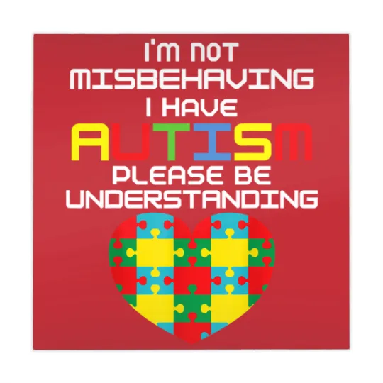 Discover I Have Autism I'm Not Misbehaving Mahjong Mats