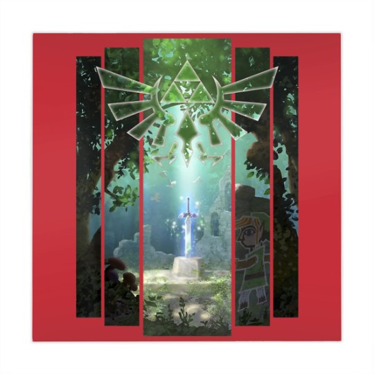 Discover Nintendo Zelda The Master Sword Lost Woods Artwork Mahjong Mats