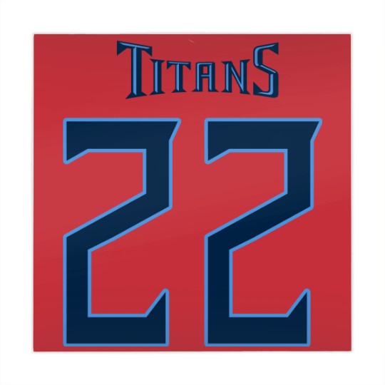 Discover Tennesese Titan Derrick Henry 22 Mahjong Mats
