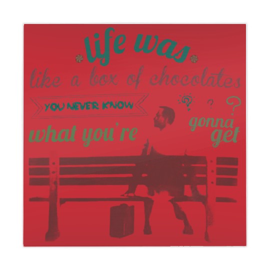 Discover Life is Like A Box of Chocolates  Unisex Mahjong Mats