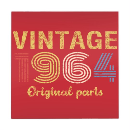 Discover 57th Birthday Mahjong Mats for Men - Retro Birthday - 1964 Original Parts