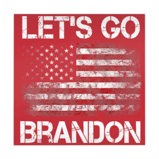 Discover Let's Go Brandon Vintage American Flag Patriotic on back Mahjong Mats