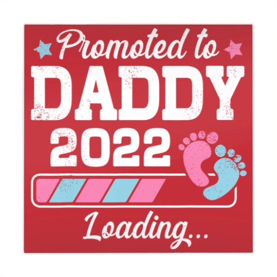 Discover Promoted To Daddy Funny Family With Cute Footprint Mahjong Mats