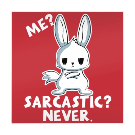 Discover Funny Bunny Me Sarcastic Never Rabbit Gift Mahjong Mats
