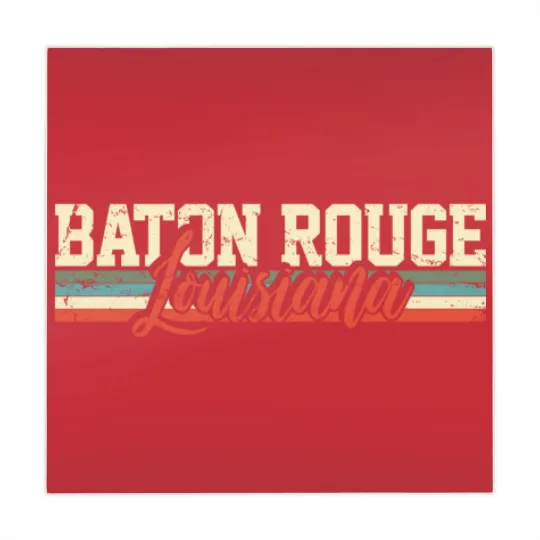 Discover Baton Rouge Louisiana Vintage Gift Mahjong Mats