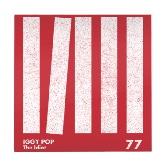 Discover Iggy Pop The Idiot / Minimal Graphic Design Tribute - Iggy Pop - Mahjong Mats