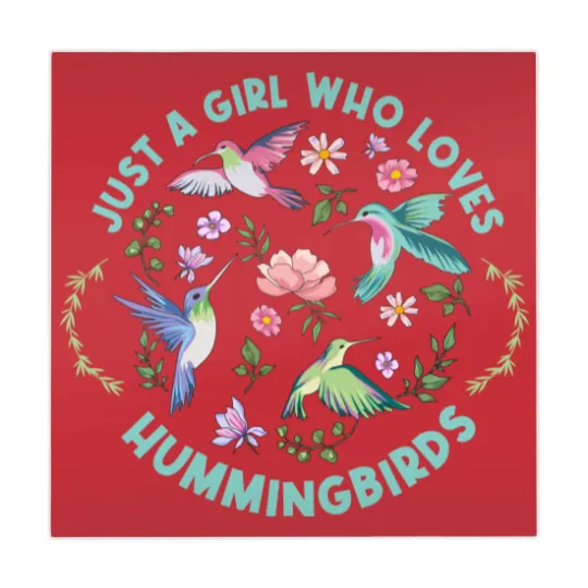 Discover Just A Girl Who Loves Hummingbirds Mahjong Mats