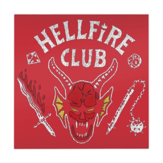 Discover Stranger Things Hellfire Club Baseball Mahjong Mats