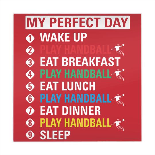 Discover My Perfect Day Play Handball Mahjong Mats Cool Player Gift Mahjong Mats