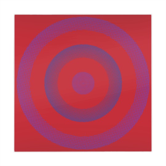 Discover Hawkeye Bullseye Target Logo Symbol Mahjong Mats