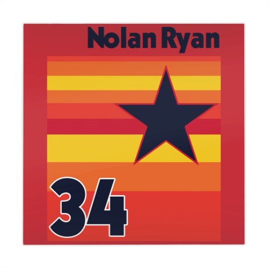Discover Retro Nolan Ryan Uniform Tribute - Baseball Lover - Mahjong Mats