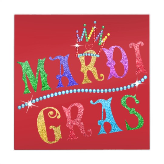Discover Mardi Gras Crown Mahjong Mats - Funny Mardi Gras Costume Mahjong Mats