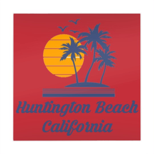 Discover Huntington Beach California Mahjong Mats CA Tourist Gifts Mahjong Mats