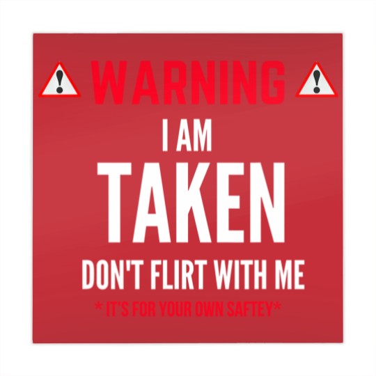 Discover I'm Taken Don't Flirt With Me Mahjong Mats