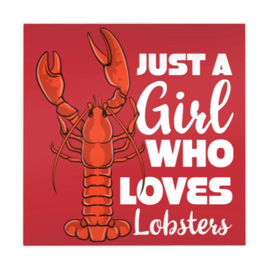 Discover Just a Girl Who Loves Lobsters Lobster Seafood Mahjong Mats