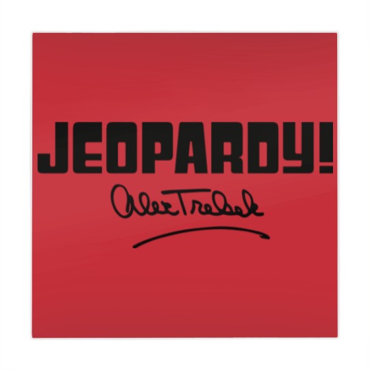 Discover Jeopardy Alex Trebek Signature - Black - Alex Trebek - Mahjong Mats