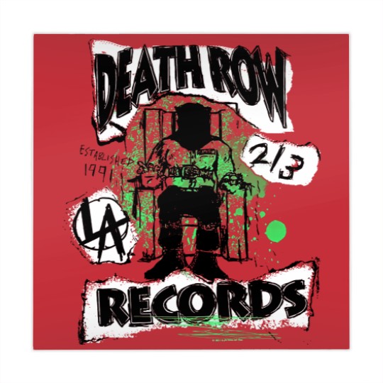 Discover Death Row Records Green Decoupage Mahjong Mats