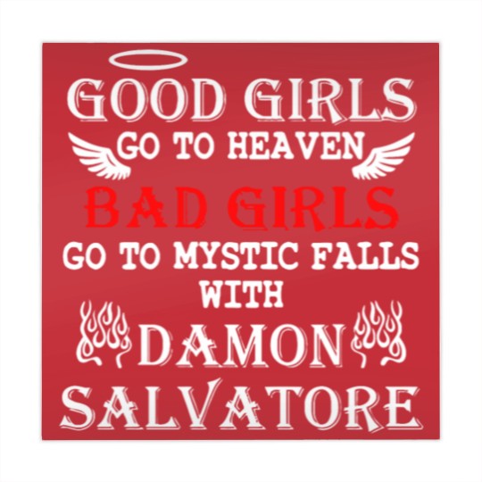 Discover Good Girls Go To Heaven Bad Girl Go To Mystic Fall Mahjong Mats