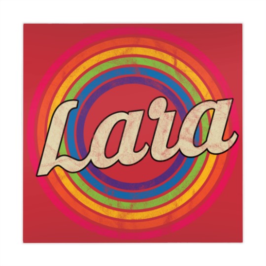 Discover Lara - Retro Rainbow Faded-Style - Lara - Mahjong Mats