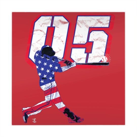 Discover Freddie Freeman Flag Silhouette Gameday Premium Mahjong Mats