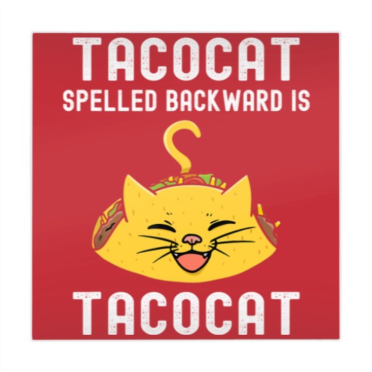 Discover Tacocat Spelled Backward Is Tacocat Lover Cat & Taco Mahjong Mats